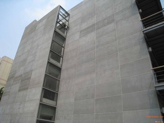 Vibersementplaten bekleding zijschermen Grijze Buitenbouw Waterdicht Calciumsilicaatplaten Calciumsilicaatplaten