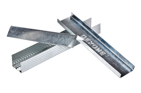 Metalen stuw en spoor rollen vormen droogwand gegalvaniseerd Unistrut plafond ophanging