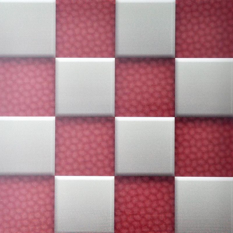 Gepersonaliseerd waterdicht kunststof 3D wandpaneel voor interieurdecoratie Grootte 460mm*460mm