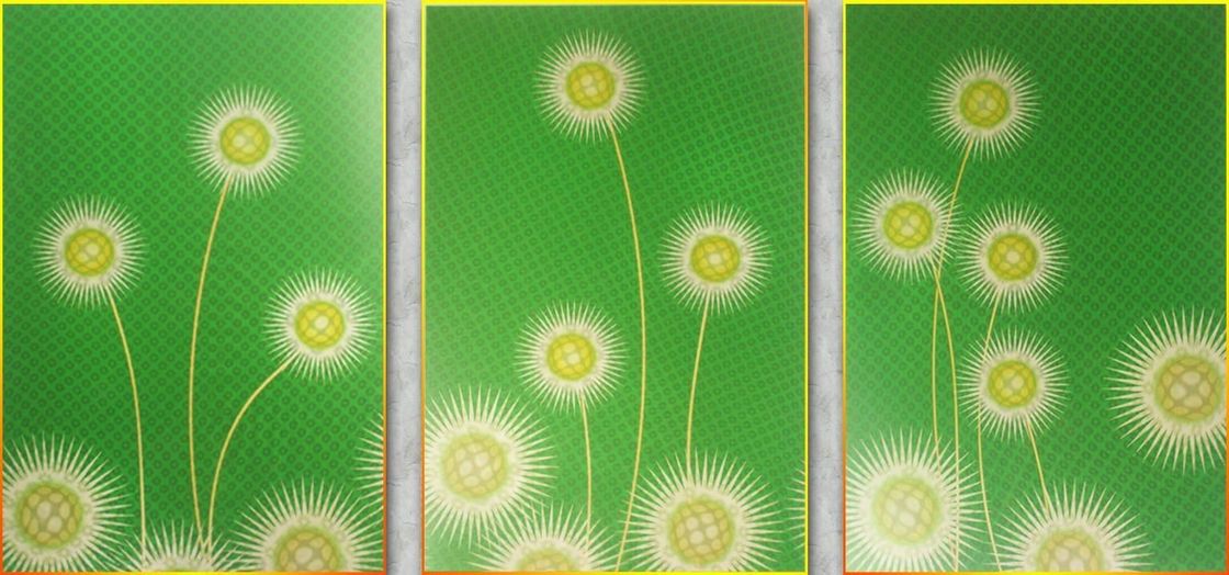 Kleurrijke, zonder raam, kunststofcomposit 3D-bord voor interieurmuurversiering in vergaderruimtes