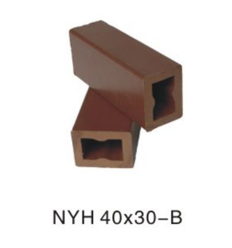 Buiten 150mm*25mm hout plastic composiet/WPC-dekbedekking voor dekmaterialen Veerkrachtig
