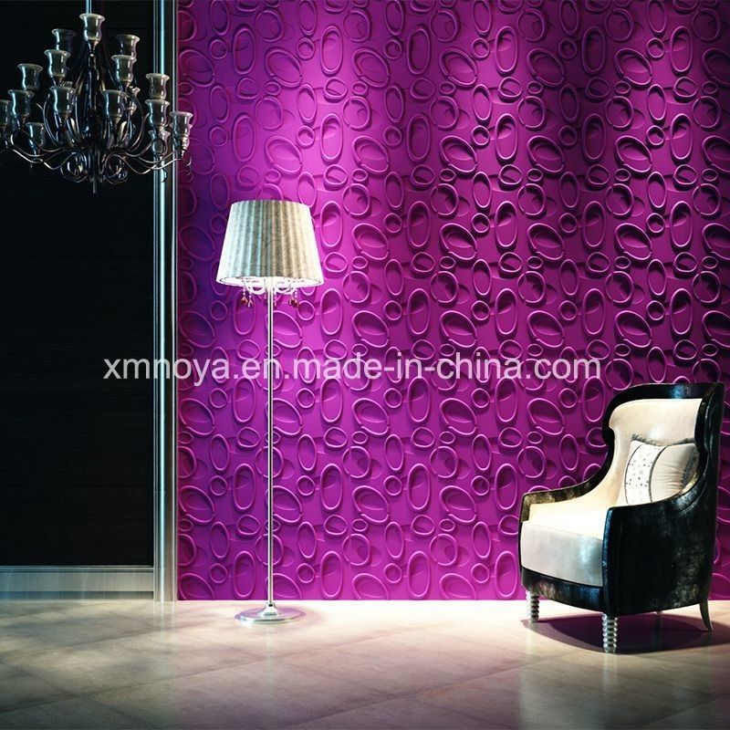 3D PVC wandpaneel voor interieurdecoratie in foto studio Op maat gemaakt 500mmx500mm Grootte