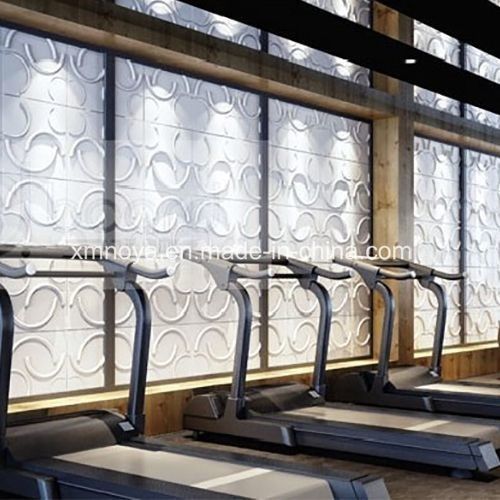3D-paneel Eco-vriendelijk E0 akoestisch geluidsisolatie Wandplaat voor gym decoratieve stijl