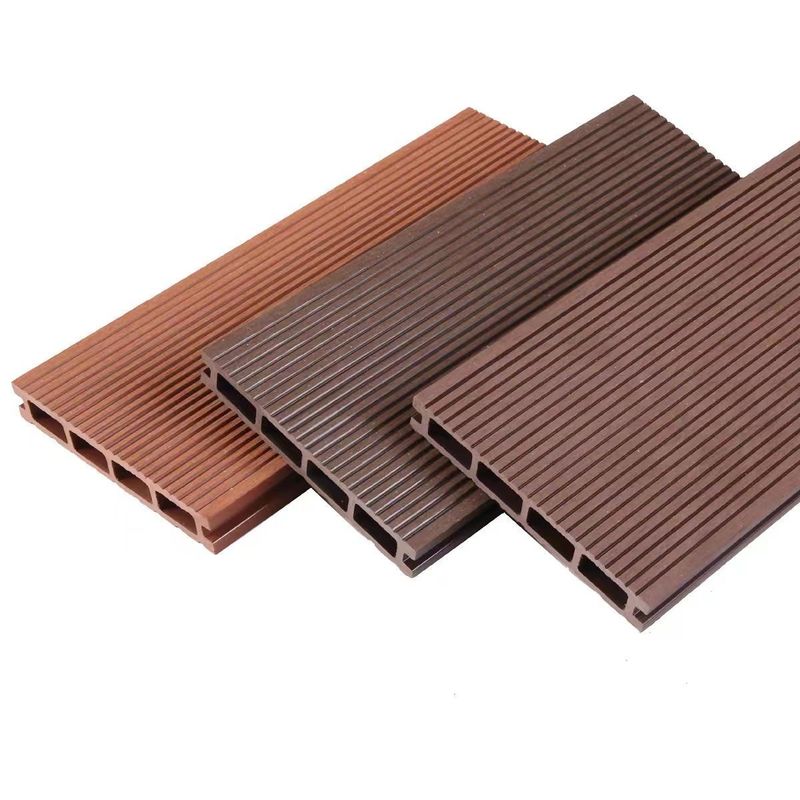 Ingenieurspatroon Bruin WPC Hout Plastic Composite Outdoor Floor Decking voor Outdoor