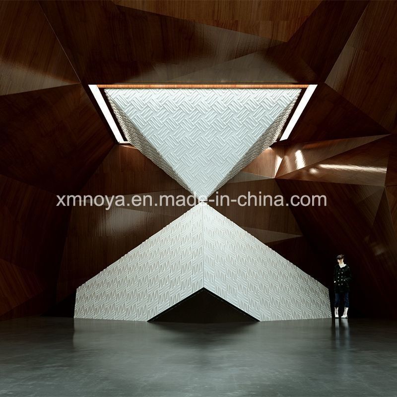 Gebruik in de woonkamer 500mmx500mm Art Modern Branddicht Bass Traps 3D Board voor gebouwontwerp