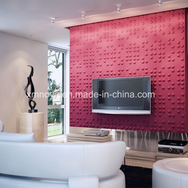 Accoustic Decorative 3D Wall Board 460mm*460mm Grootte voor TV-achtergrond in woonkamer
