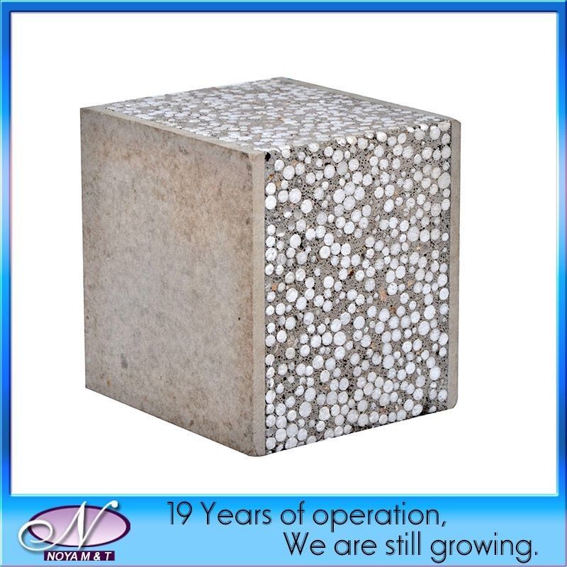 Weerbestendige vezelcement EPS-sandwichpaneel voor wand- en dakdikte 50-180 mm