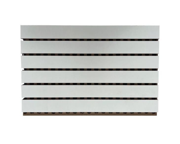 Wolle akoestisch paneel Type voor geluiddichting 600*600 Grootte Geperforeerde houten panelen