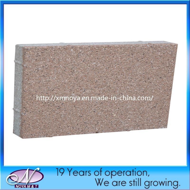 Minder dan 6% wateropname Bruin Porieus Permeabel Brick Gravel Paving Driveway